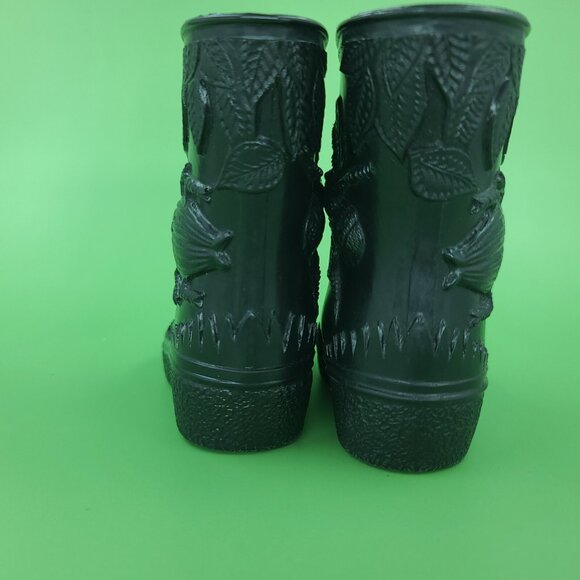 Halloween Toddler Kids Dress Up Pretend Play Spooky Rain Boots Black - Picture 5 of 14